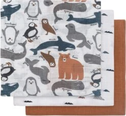 Jollein Hydrofiel Multidoek Meadow 70x70cm - Rosewood - 3 Stuks -Winkel Voor Babyverzorgingsproducten 1200x1113 4