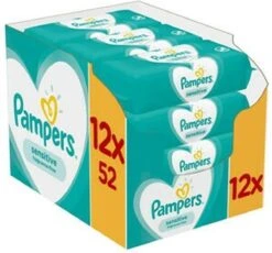 Pampers® PAMPERS BILLENDOEKJES BABYDOEKJES SENSITIVE NAVULLING 624 Stuks -Winkel Voor Babyverzorgingsproducten 1200x1116