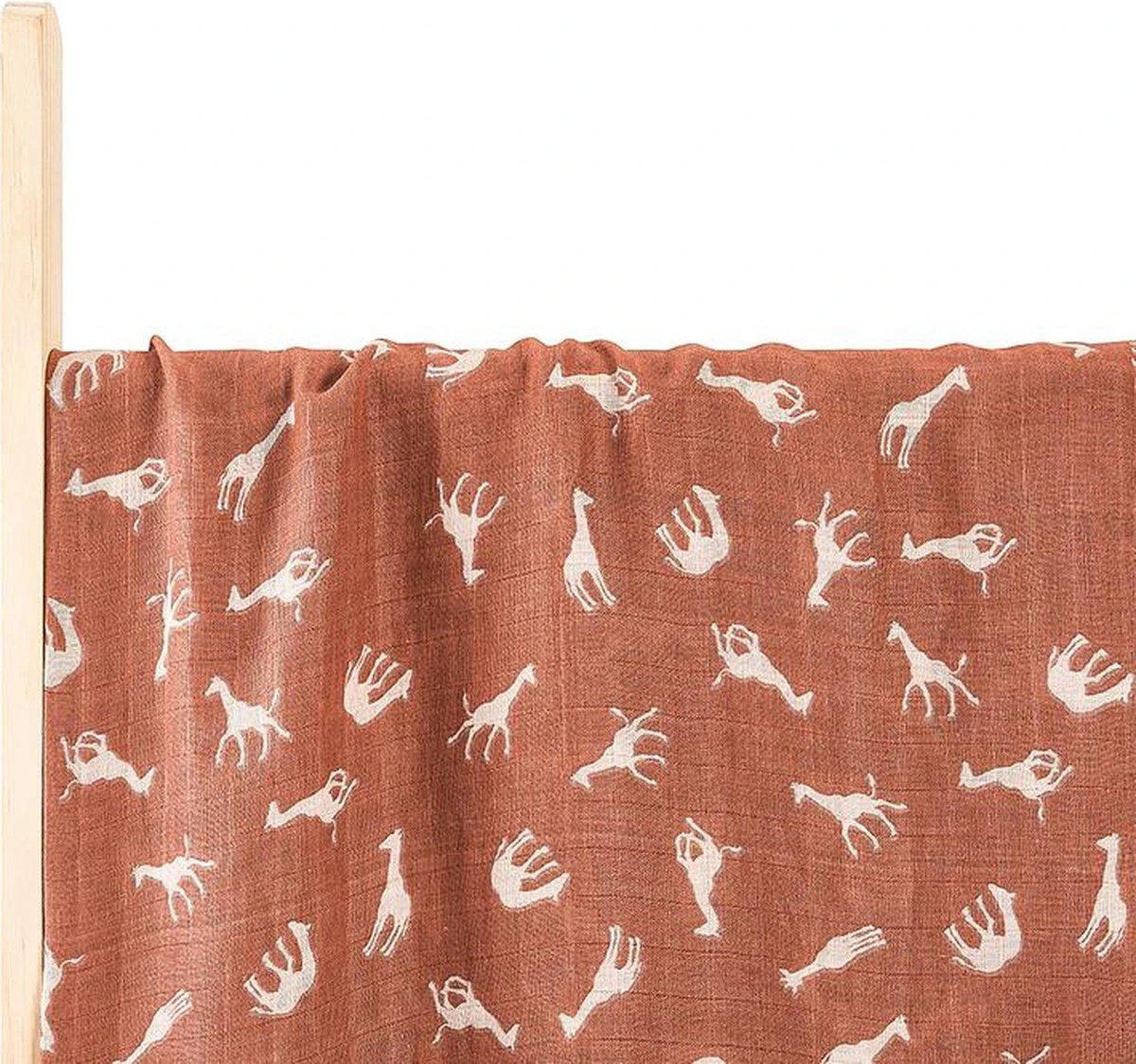 HappyBear | Swaddle Hydrofiele Doek - Savanna | Extra Groot - 120cm | Inbakerdoek | 100% Zachte Tweelaags Katoenen Mousseline 4 HappyBear | Swaddle Hydrofiele Doek - Savanna | Extra Groot - 120cm | Inbakerdoek | 100% Zachte Tweelaags Katoenen Mousseline - Afbeelding 2