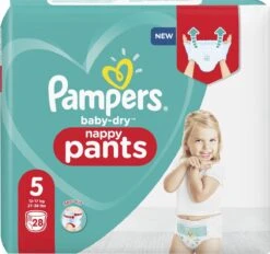 Pampers® Pampers Baby Dry Pants Maat 5 - 28 Luierbroekjes -Winkel Voor Babyverzorgingsproducten 1200x1126 1