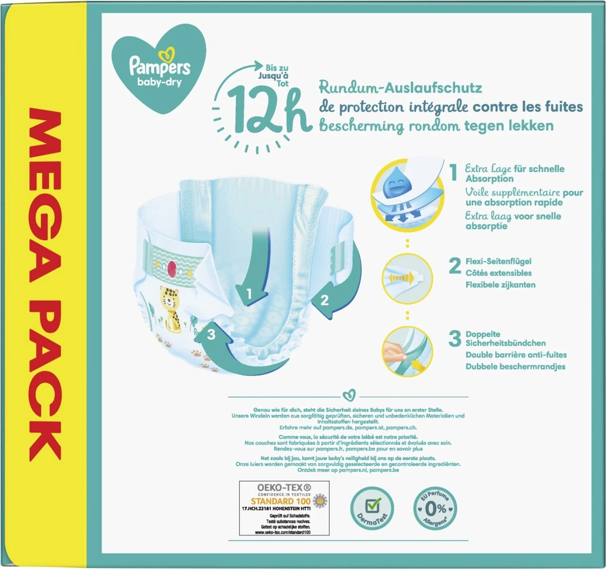 Pampers® Pampers - Baby Dry - Maat 3 - Maandbox - 208 Luiers 11 Pampers® Pampers - Baby Dry - Maat 3 - Maandbox - 208 Luiers - Afbeelding 9
