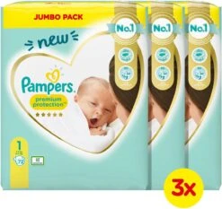 Pampers® Pampers Premium Protection Maat 1 (2-5kg) - 216 Luiers -Winkel Voor Babyverzorgingsproducten 1200x1131 4