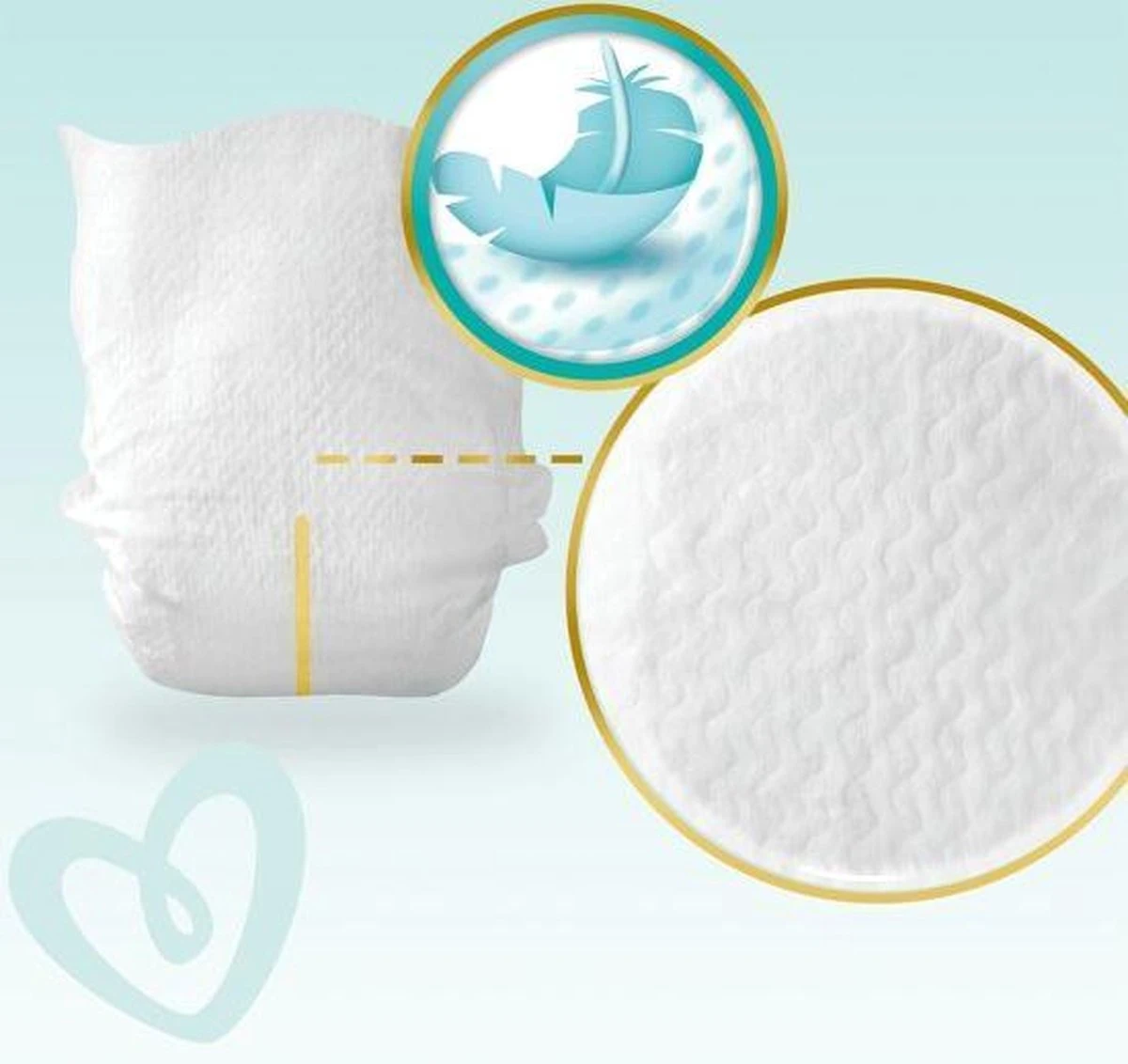 Pampers® Pampers Premium Protection Luiers Maat 3 - 50 Luiers 4 Pampers® Pampers Premium Protection Luiers Maat 3 - 50 Luiers - Afbeelding 2