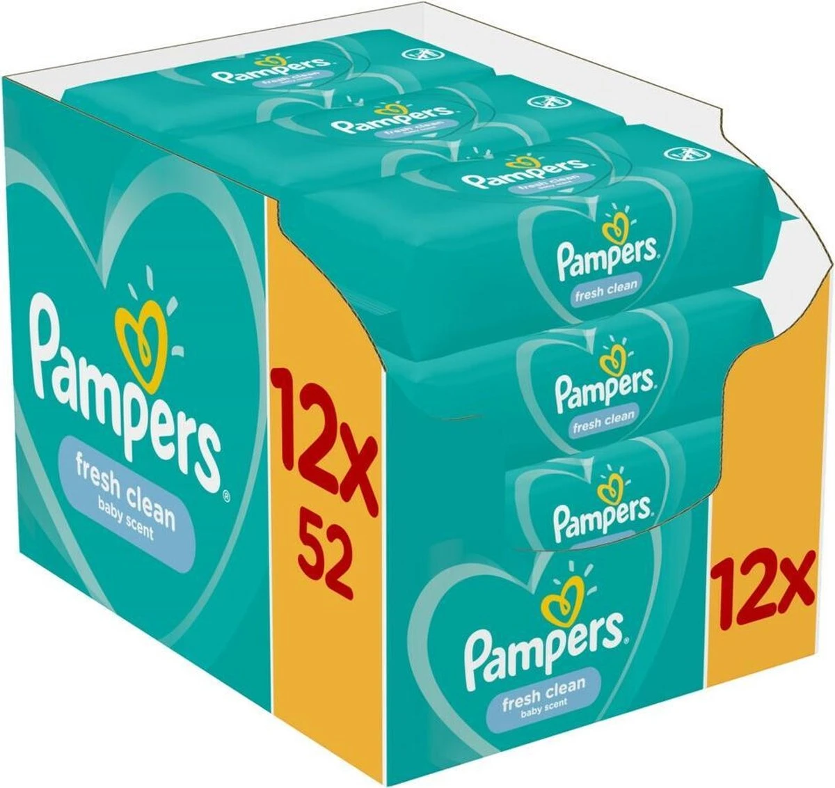 Pampers® Pampers Fresh Clean Billendoekjes - 624 Stuks 16 Pampers® Pampers Fresh Clean Billendoekjes - 624 Stuks - Afbeelding 14