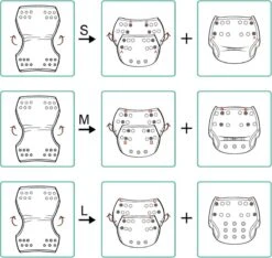 Merkloos Zwemluier - Walvissen Print - 5-15 Kg -Winkel Voor Babyverzorgingsproducten 1200x1135 3
