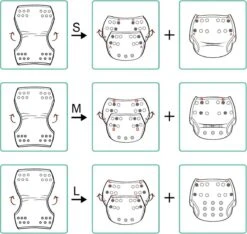 Zwemluier Happy Turtles | 0-3 Jaar | One Size - In Maat Verstelbaar | Wasbare Zwemluier | Herbruikbaar | Kidzstore.eu -Winkel Voor Babyverzorgingsproducten 1200x1135 4