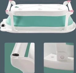 Babybadje - Laychee - Gratis Kussen - 4 In 1 - Peuterbadje - Opvouwbaar - Thermometer - Lichtgewicht - Inklapbaar - Blauw 8 Babybadje - Laychee - Gratis Kussen - 4 In 1 - Peuterbadje - Opvouwbaar - Thermometer - Lichtgewicht - Inklapbaar - Blauw -Winkel Voor Babyverzorgingsproducten 1200x1140 4