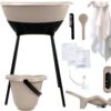 Bad- En Verzorgingsset Luma Hydrofiel Taupe/Starterset Wit 6-delig -Winkel Voor Babyverzorgingsproducten 1200x1142 2
