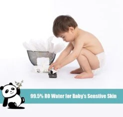 ECOBOOM Bamboo Eco Billendoekjes 9 Pakken (540stks) - 99,5 % Water - Bambo Luierdoekjes - Eco Huiddoekjes - 100 % Afbreekbaar - Bamboe Gezichtdoekjes -Winkel Voor Babyverzorgingsproducten 1200x1142