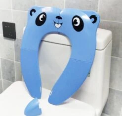 Merkloos Panda Toiletbril - Opvouwbaar In Opbergtasje - Voor Kinderen - WC Bril Verkleinen - Zindelijkheidstraining - Blauw -Winkel Voor Babyverzorgingsproducten 1200x1143 1