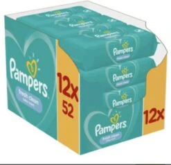 Pampers® Pampers Fresh Clean Billendoekjes - 12 X 52 Doekjes 35 Pampers® Pampers Fresh Clean Billendoekjes - 12 X 52 Doekjes -Winkel Voor Babyverzorgingsproducten 1200x1156