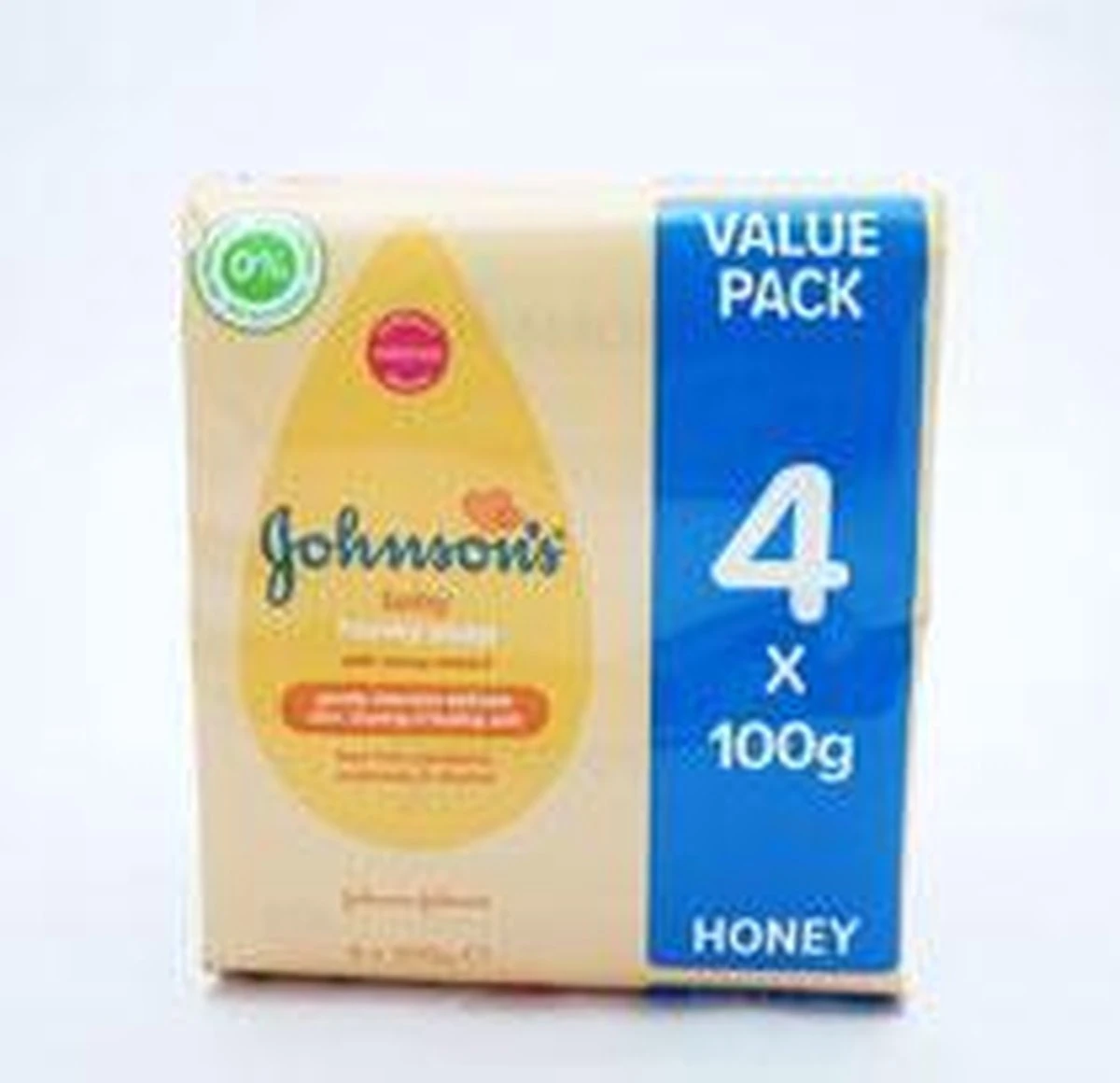 Johnson's Baby Honey Soap - 100 Gram (4 Stuks) 4 Johnson's Baby Honey Soap - 100 Gram (4 Stuks) - Afbeelding 2