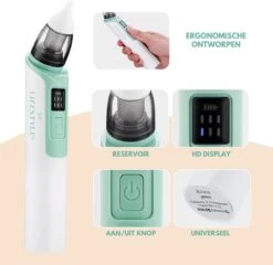 SP Lifestyle ® Neusreiniger Baby - Elektrische Neuszuiger Met USB - Snoetenpoetsers - Snotzuiger Baby - 6 Verschillende Standen -Winkel Voor Babyverzorgingsproducten 1200x1166 9