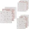 Meyco Clouds/Dots/Feathers Starterset - 9-pack - Hydrofiel - Pink 1 Meyco Clouds/Dots/Feathers Starterset - 9-pack - Hydrofiel - Pink -Winkel Voor Babyverzorgingsproducten 1200x1172 1