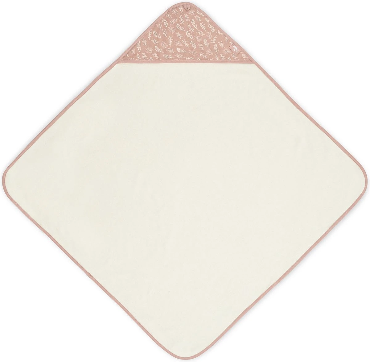 Jollein Badcape Meadow 75x75cm - Rosewood 6 Jollein Badcape Meadow 75x75cm - Rosewood - Afbeelding 4