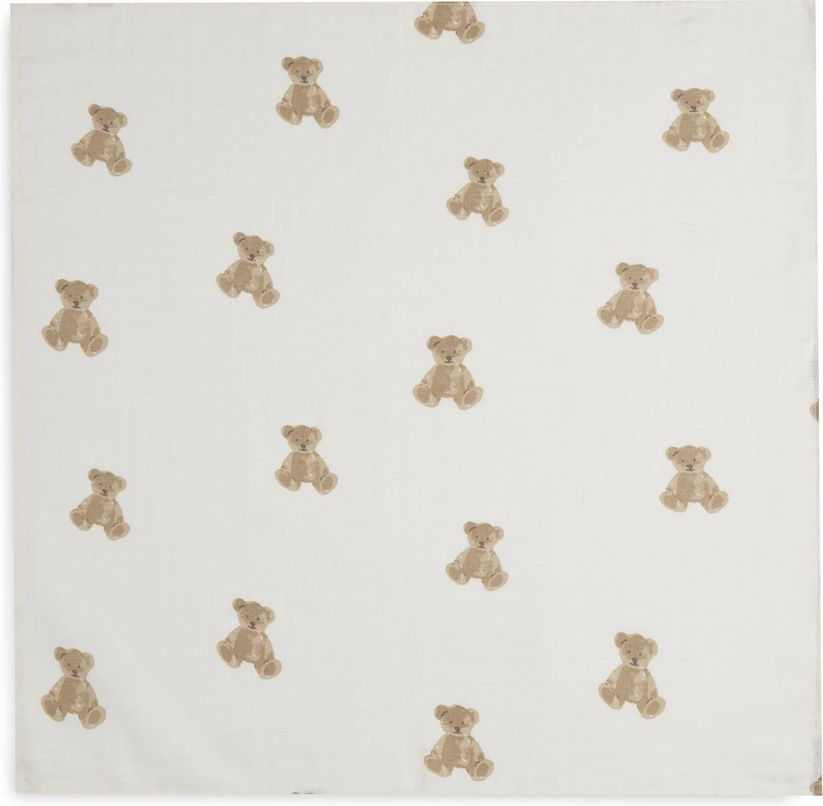 Jollein Hydrofiele Doek Small 70x70cm Teddy Bear - 3 Stuks 4 Jollein Hydrofiele Doek Small 70x70cm Teddy Bear - 3 Stuks - Afbeelding 2
