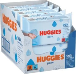 Huggies Billendoekjes - Pure 99% Water - 18 X 56 Stuks - 1008 Doekjes - Voordeelverpakking -Winkel Voor Babyverzorgingsproducten 1200x1176 1
