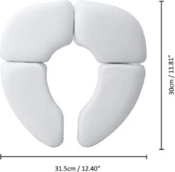 IBright Opvouwbare WC Verkleiner - Toilettrainer -Zachte Toilet Zitje - Toiletbril Verkleiner - Kinder WC Bril - Inclusief Draagtas - Wit -Winkel Voor Babyverzorgingsproducten 1200x1176 9