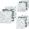 Meyco Clouds/Dots/Feathers Starterset - 9-pack - Hydrofiel - Stone Green 2 Meyco Clouds/Dots/Feathers Starterset - 9-pack - Hydrofiel - Stone Green -Winkel Voor Babyverzorgingsproducten 1200x1177 15