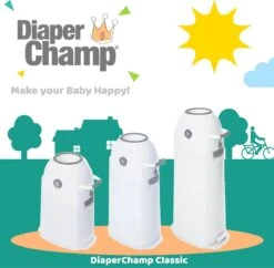 Luieremmer Large Zilver - Groot - Zonder Navulling - Geschikt Voor Pampers En Huggies - Stoma -Winkel Voor Babyverzorgingsproducten 1200x1178 2