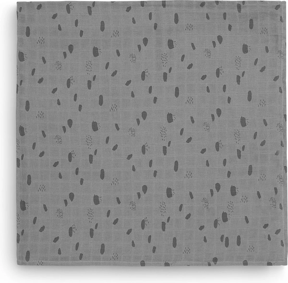 Jollein Hydrofiel Multidoek Spot 115x115cm - Storm Grey - 2 Stuks 5 Jollein Hydrofiel Multidoek Spot 115x115cm - Storm Grey - 2 Stuks - Afbeelding 3