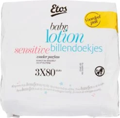 Etos Baby Lotion Sensitive Billendoekjes - 960 Stuks (12 X 80 Stuks) -Winkel Voor Babyverzorgingsproducten 1200x1180 1