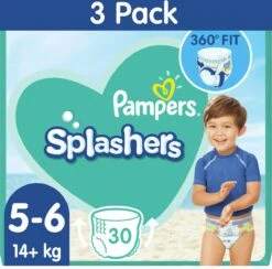 Pampers® Pampers Splashers Wegwerpbare Zwemluiers - Maat 5-6 (14+ Kg) - 30 Stuks - Voordeelverpakking 24 Pampers® Pampers Splashers Wegwerpbare Zwemluiers - Maat 5-6 (14+ Kg) - 30 Stuks - Voordeelverpakking -Winkel Voor Babyverzorgingsproducten 1200x1183