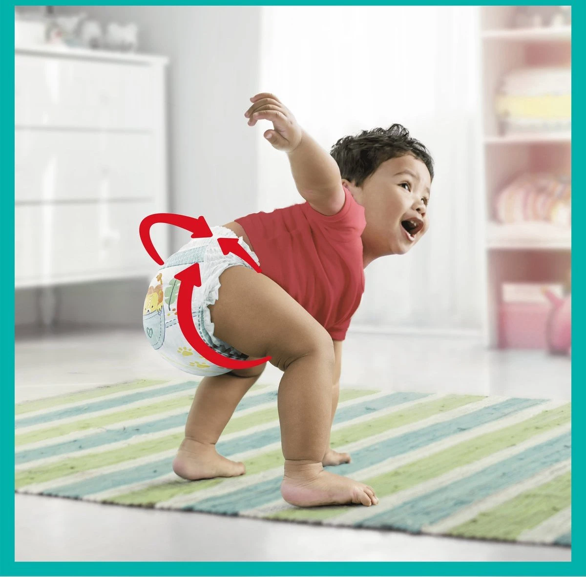 Pampers® Pampers Baby Dry Pants Maat 6 - 44 Luierbroekjes 4 Pampers® Pampers Baby Dry Pants Maat 6 - 44 Luierbroekjes - Afbeelding 2