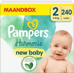 Pampers® Pampers Harmonie Luiers - Maat 2 (4-8kg) - 240 Luiers - Maandbox 23 Pampers® Pampers Harmonie Luiers - Maat 2 (4-8kg) - 240 Luiers - Maandbox -Winkel Voor Babyverzorgingsproducten 1200x1192 3