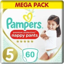 Pampers® Pampers - Premium Protection Pants - Maat 5 - Mega Pack - 60 Luierbroekjes -Winkel Voor Babyverzorgingsproducten 1200x1197 24
