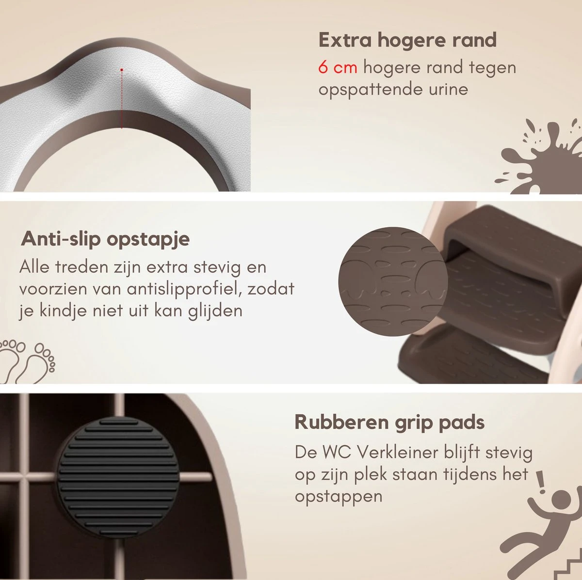 OwlyShop Pinguïn WC Verkleiner Met Trapje - Opvouwbare Toiletverkleiner - Toilet Trainer Met Trapje Voor Jongens & Meisjes - Urinoirs Voor Kind & Peuter Van 2 Tot 7 Jaar 12 OwlyShop Pinguïn WC Verkleiner Met Trapje - Opvouwbare Toiletverkleiner - Toilet Trainer Met Trapje Voor Jongens & Meisjes - Urinoirs Voor Kind & Peuter Van 2 Tot 7 Jaar - Afbeelding 10