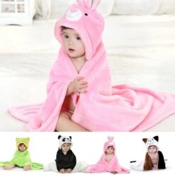 Multifunctionele Baby Fleecedeken Met Capuchon Konijn | Badcape Baby En Peuters | Deken Kinderen | Wikkeldeken | Dekentje Baby & Peuter 0-3 Jaar | Babydeken | Kraamcadeau | Babycape | Fleece Deken | Kraam | Maxi Cosi Deken | Dier | Roze| Meisje -Winkel Voor Babyverzorgingsproducten 1200x1198 190