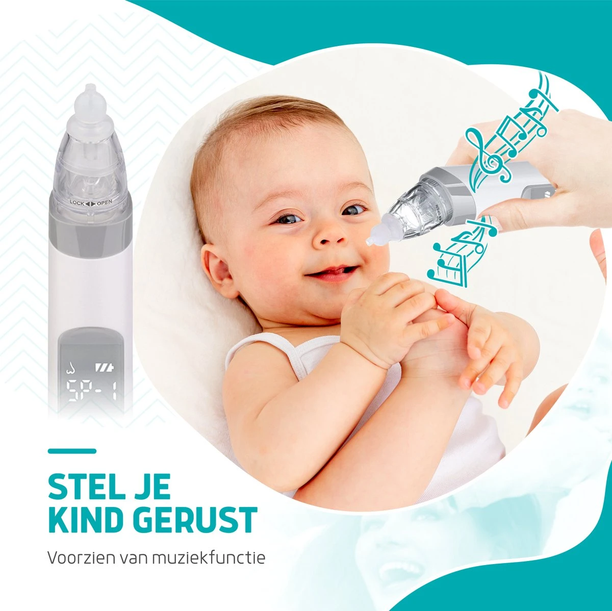 Hoy En Dia Neusreiniger Baby Snoetenpoetsers – Elektrische Neuszuiger En Blackhead Remover- Neuspeer Met USB - Muziek 4 Hoy En Dia Neusreiniger Baby Snoetenpoetsers – Elektrische Neuszuiger En Blackhead Remover- Neuspeer Met USB - Muziek - Afbeelding 2