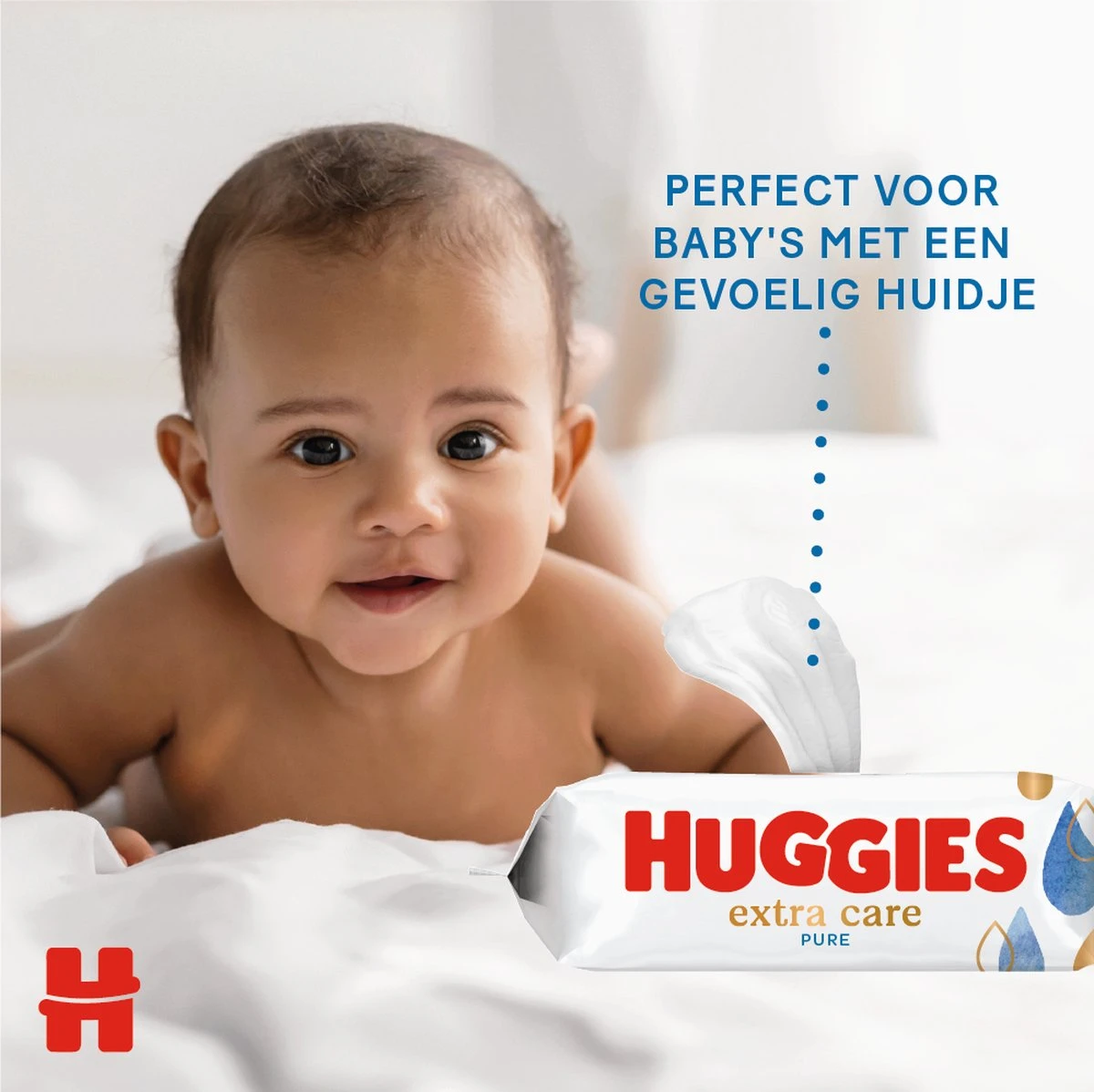 Huggies Billendoekjes - Pure Extra Care - 8 X 56 Stuks - 448 Doekjes - Voordeelverpakking 9 Huggies Billendoekjes - Pure Extra Care - 8 X 56 Stuks - 448 Doekjes - Voordeelverpakking - Afbeelding 7