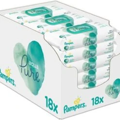Pampers® Pampers Aqua Pure Billendoekjes - 864 Doekjes -Winkel Voor Babyverzorgingsproducten 1200x1198