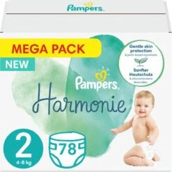 Pampers® Pampers - Harmonie / Pure - Maat 2 - Mega Pack - 78 Luiers