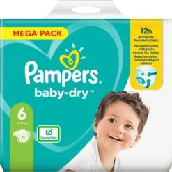 Pampers® Pampers Baby Dry Maat 6 - 70 Luiers -Winkel Voor Babyverzorgingsproducten 1200x1200 1105