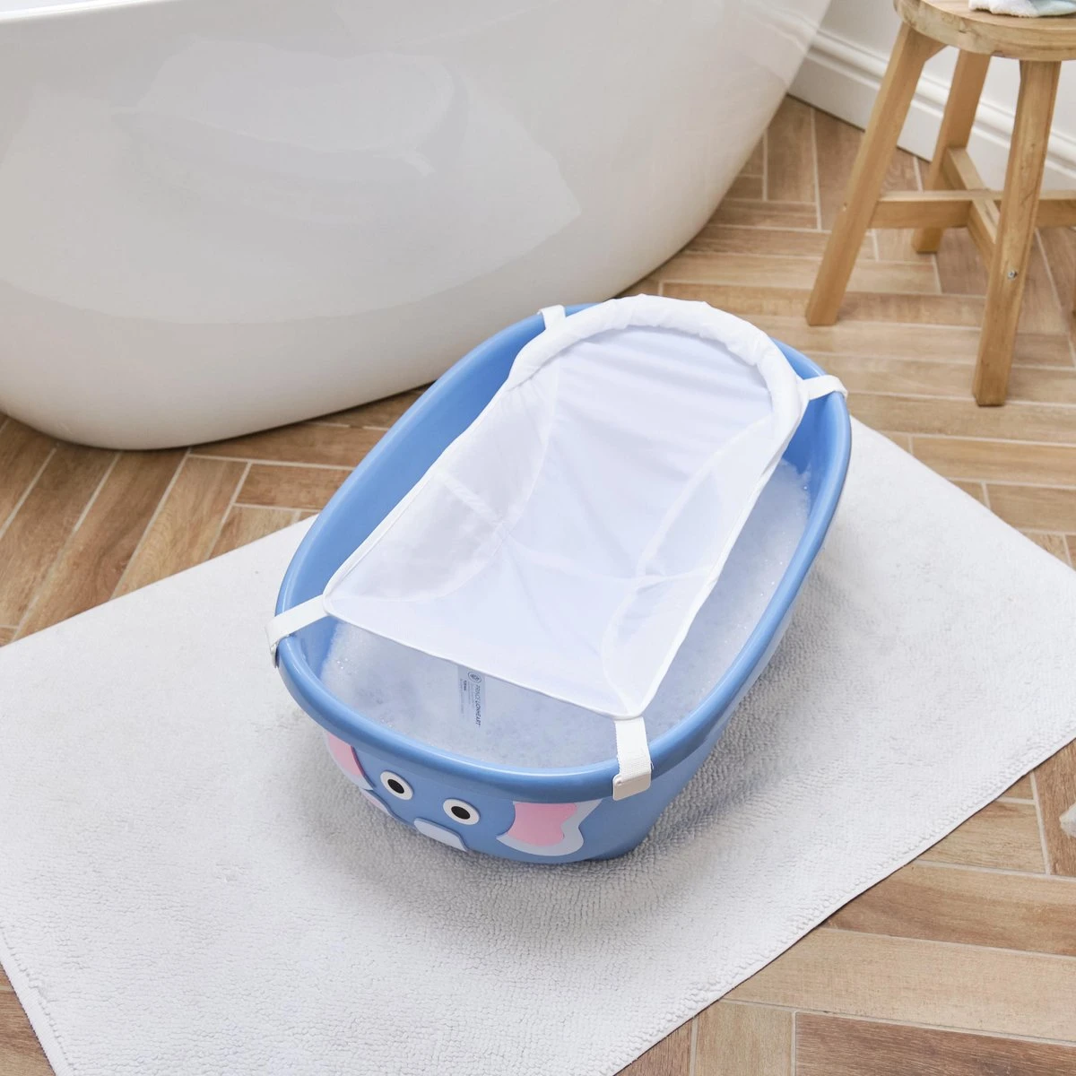 Prince Lionheart Tubimal® Met Hangmat | Baby & Peuter Badje | Opbergruimte Met Deksel | Stapelbaar | Herbruikbaar - Blauw / Olifant 14 Prince Lionheart Tubimal® Met Hangmat | Baby & Peuter Badje | Opbergruimte Met Deksel | Stapelbaar | Herbruikbaar - Blauw / Olifant - Afbeelding 12