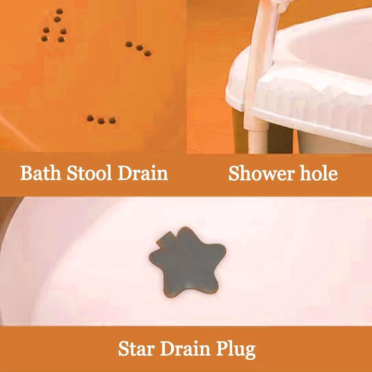 K IKIDO Babybadje - Bad Baby - Opvouwbare Babybadje - Babybadkuip - Met Steunkussen & Badkruk - Opvouwbaar Bad Kinderen - Bath Bucket - Oranje 9 K IKIDO Babybadje - Bad Baby - Opvouwbare Babybadje - Babybadkuip - Met Steunkussen & Badkruk - Opvouwbaar Bad Kinderen - Bath Bucket - Oranje - Afbeelding 7