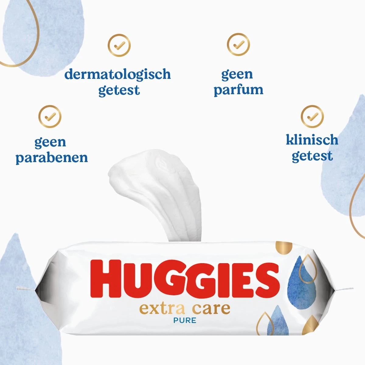 Huggies Billendoekjes - Pure Extra Care - 8 X 56 Stuks - 448 Doekjes - Voordeelverpakking 5 Huggies Billendoekjes - Pure Extra Care - 8 X 56 Stuks - 448 Doekjes - Voordeelverpakking - Afbeelding 3