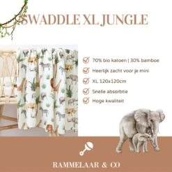 Hydrofiele Doeken - Hydrofiele Doek XL - Jungle - Hydrofiel - Safari - 120x120cm - Hydrofiel - Swaddle - Hydrofiele Luier -XL - Bamboe - Hydrofieldoek - Hydrofiele Doek Giraffe - Emmailloter - Kraamcadeau -Winkel Voor Babyverzorgingsproducten 1200x1200 1537