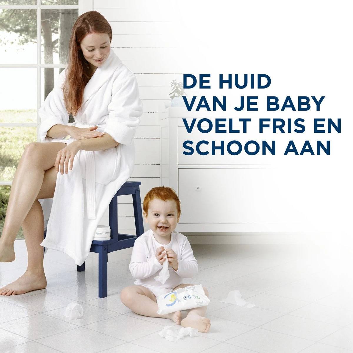 Neutral Baby Billendoekjes Parfumvrij - 504 Doekjes - Voordeelverpakking 7 Neutral Baby Billendoekjes Parfumvrij - 504 Doekjes - Voordeelverpakking - Afbeelding 5