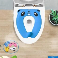 Merkloos Wc Verkleiner Opvouwbaar - Licht En Compact Reis-Formaat WC Bril - Toilet Trainer Voor Peuters Onderweg - Panda Blauw -Winkel Voor Babyverzorgingsproducten 1200x1200 1718
