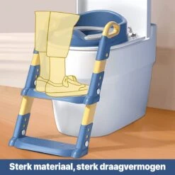 Zindelijkheidstraining Stoel Met Opstapje Ladder, Zindelijkheidstraining Toilet Voor Kinderen Jongens Meisjes Peuters-comfortabel Veilig Potje Stoel Met Anti-slip Pads Ladder - Blauw -Winkel Voor Babyverzorgingsproducten 1200x1200 1742