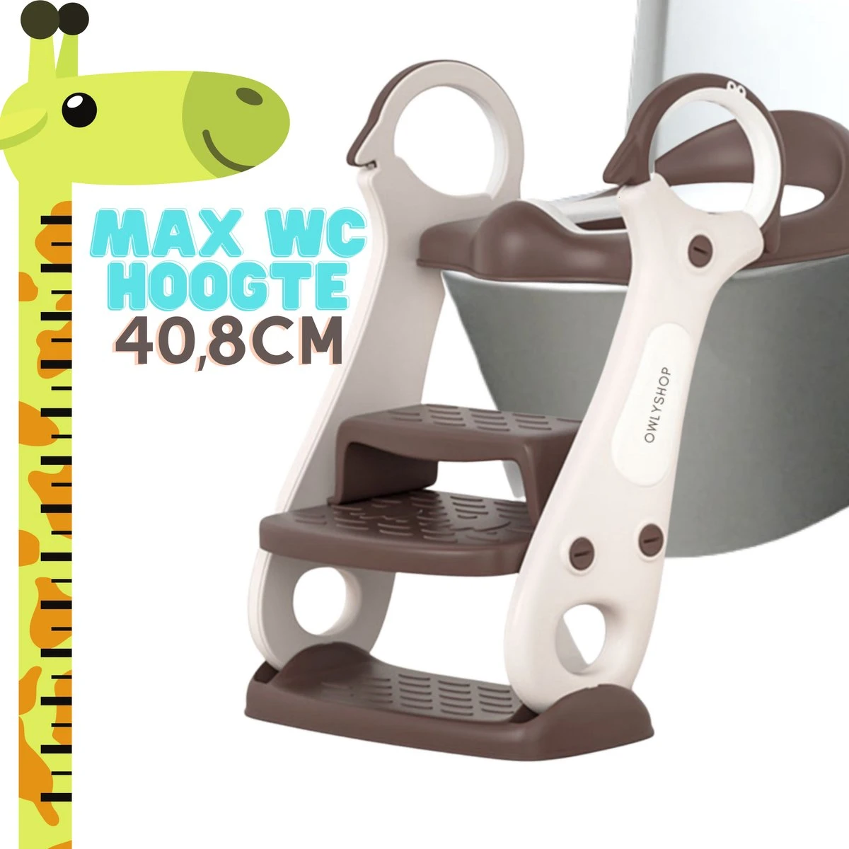 OwlyShop Pinguïn WC Verkleiner Met Trapje - Opvouwbare Toiletverkleiner - Toilet Trainer Met Trapje Voor Jongens & Meisjes - Urinoirs Voor Kind & Peuter Van 2 Tot 7 Jaar 3 OwlyShop Pinguïn WC Verkleiner Met Trapje - Opvouwbare Toiletverkleiner - Toilet Trainer Met Trapje Voor Jongens & Meisjes - Urinoirs Voor Kind & Peuter Van 2 Tot 7 Jaar