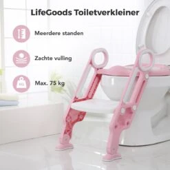 LifeGoods WC Verkleiner Met Trapje - Trainer Met Opstapje - 2 Tot 7 Jaar - Roze/Wit 13 LifeGoods WC Verkleiner Met Trapje - Trainer Met Opstapje - 2 Tot 7 Jaar - Roze/Wit -Winkel Voor Babyverzorgingsproducten 1200x1200 1761