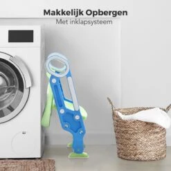LifeGoods WC Verkleiner Met Trapje - Trainer Met Opstapje - 2 Tot 7 Jaar - Groen/Blauw -Winkel Voor Babyverzorgingsproducten 1200x1200 1789