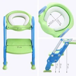 LifeGoods WC Verkleiner Met Trapje - Trainer Met Opstapje - 2 Tot 7 Jaar - Groen/Blauw -Winkel Voor Babyverzorgingsproducten 1200x1200 1790