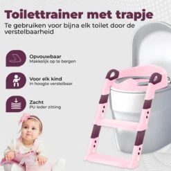 WC Verkleiner Met Trapje - Inclusief Handvaten - Opvouwbaar - 2 Tot 7 Jaar - Roze - Paars 17 WC Verkleiner Met Trapje - Inclusief Handvaten - Opvouwbaar - 2 Tot 7 Jaar - Roze - Paars -Winkel Voor Babyverzorgingsproducten 1200x1200 1806