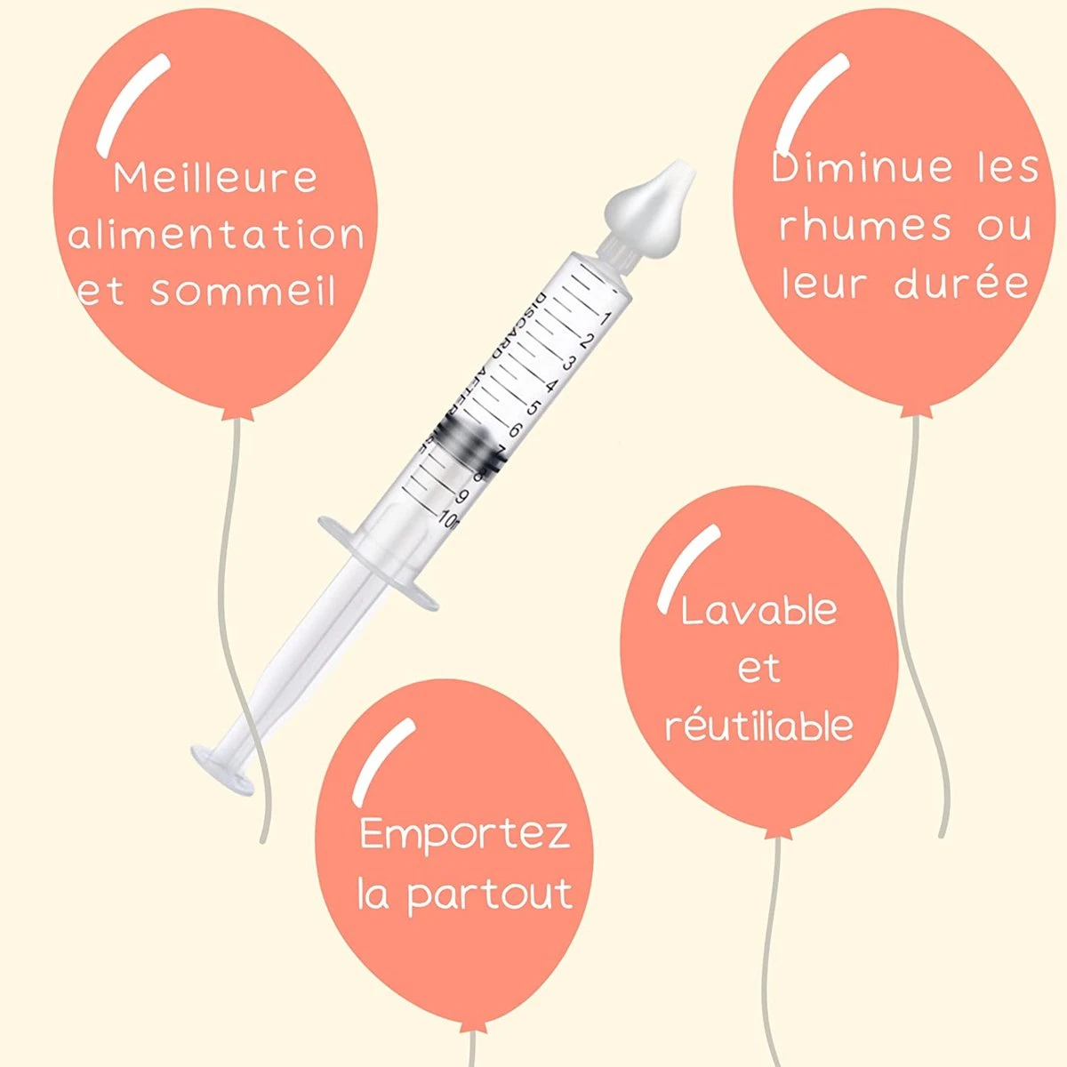 Kit 2 Neusspuit, Babyneusreiniger, Neusreiniger - Neuszuiger - Sucker Snot - Babyneuspomp - Snot Suckers Baby's 9 Kit 2 Neusspuit, Babyneusreiniger, Neusreiniger - Neuszuiger - Sucker Snot - Babyneuspomp - Snot Suckers Baby's - Afbeelding 7